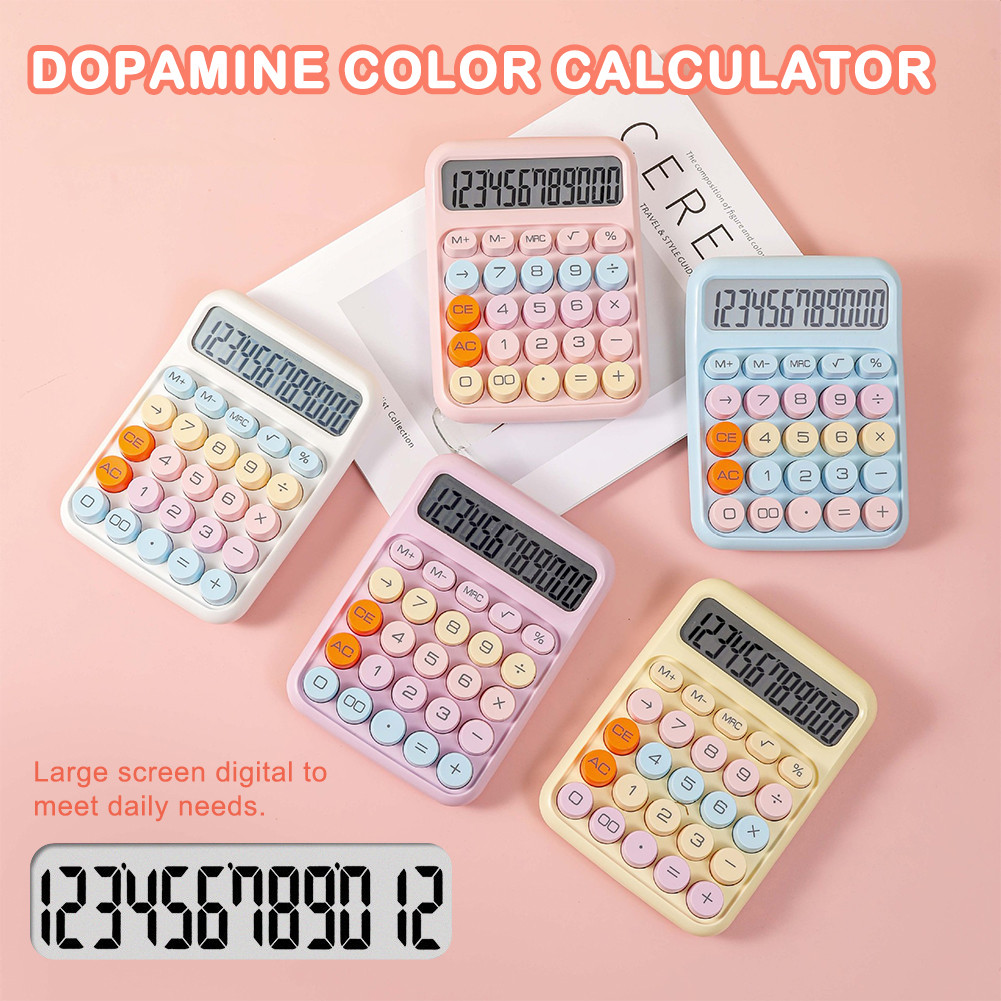 

Kalkulator Multifungsi Keyboard Mekanis Layar Besar Nilai Tinggi Warna Permen