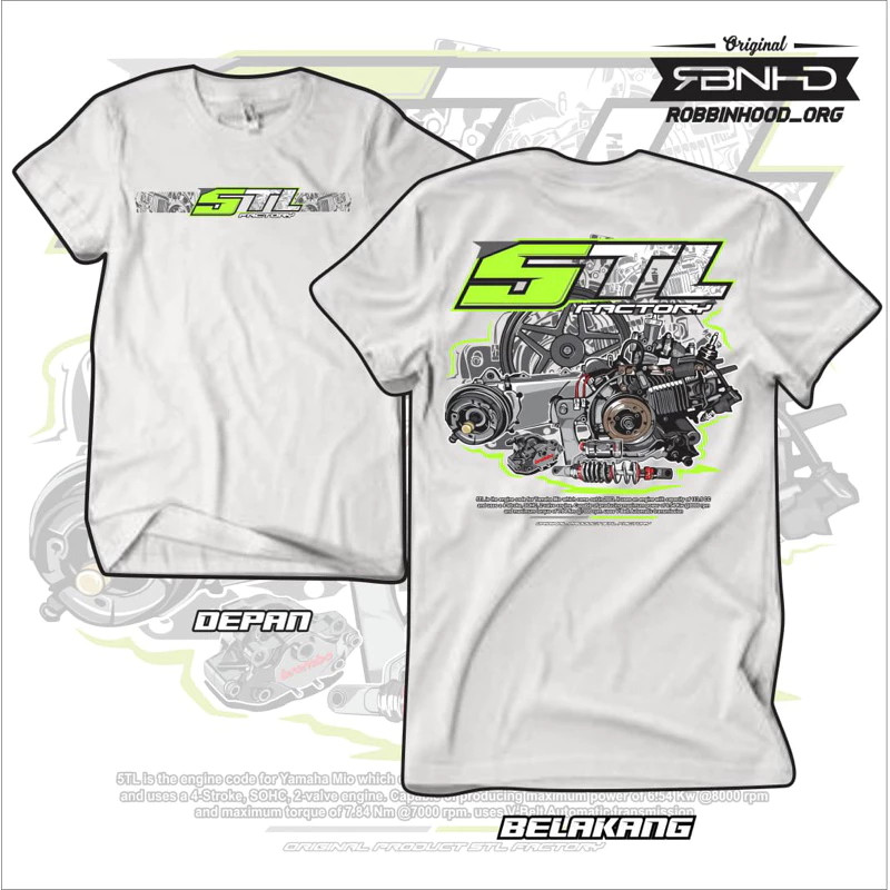 Kaos 5TL Factory Kaos Mio Sporty Mio Smile Kaos Matic Gank