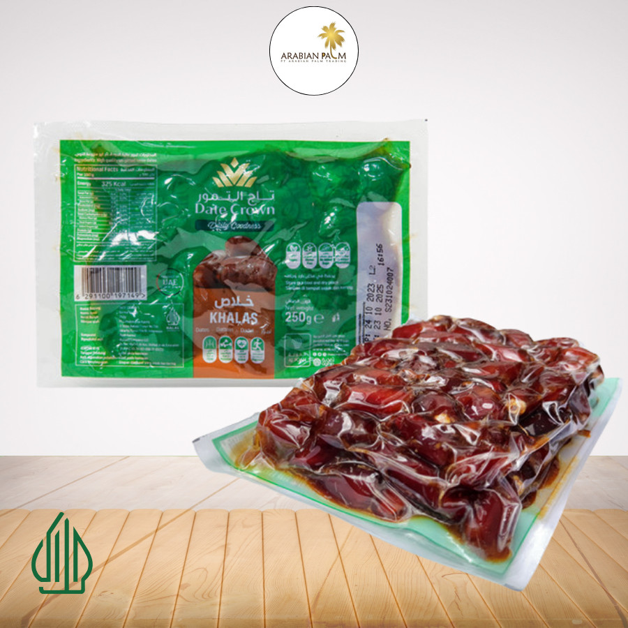 

Kurma Khalas Vacum 1kg | Manis Alami, Lembut & Legit | Kurma Pilihan Berkualitas