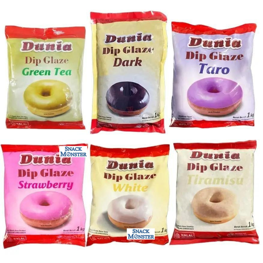 

Dunia Dip Glaze Eco Refill Topping Donat - Netto 1 kg