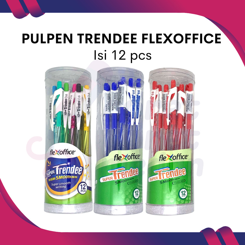 

PULPEN TRENDEE CETEK TABUNG ISI 12 PCS