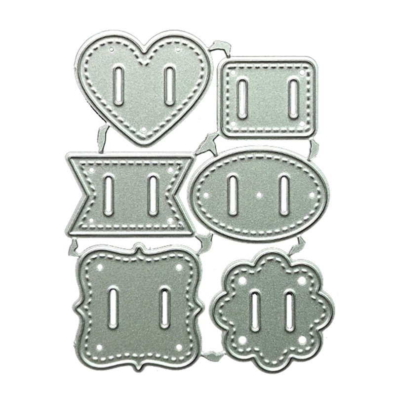 

2025 New Buckle Metal Cutting Dies Stencil DIY Scrapbooking Album Paper Card Template Mold Embossing Decoration