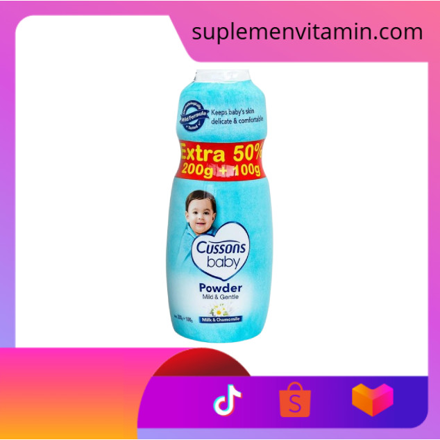 Cusson Baby Powder 200g Blue Membuat bayi merasa nyaman dan rileks