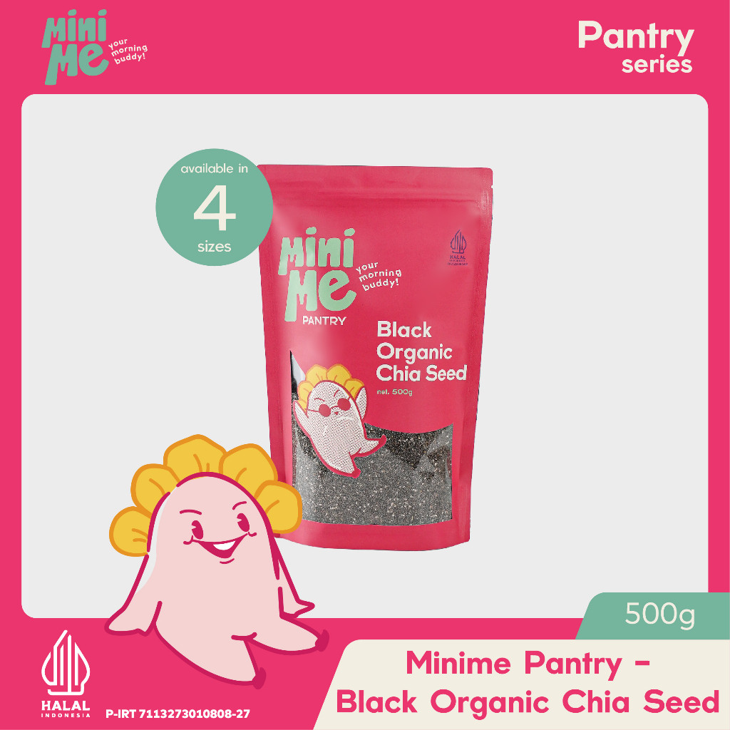 

MINIME Pantry - Black Organic Chia Seed 500gr