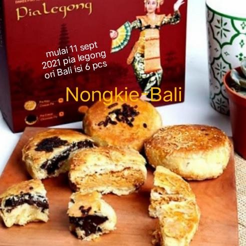 

Pia Legong Ori Bali rasa mix coklat keju