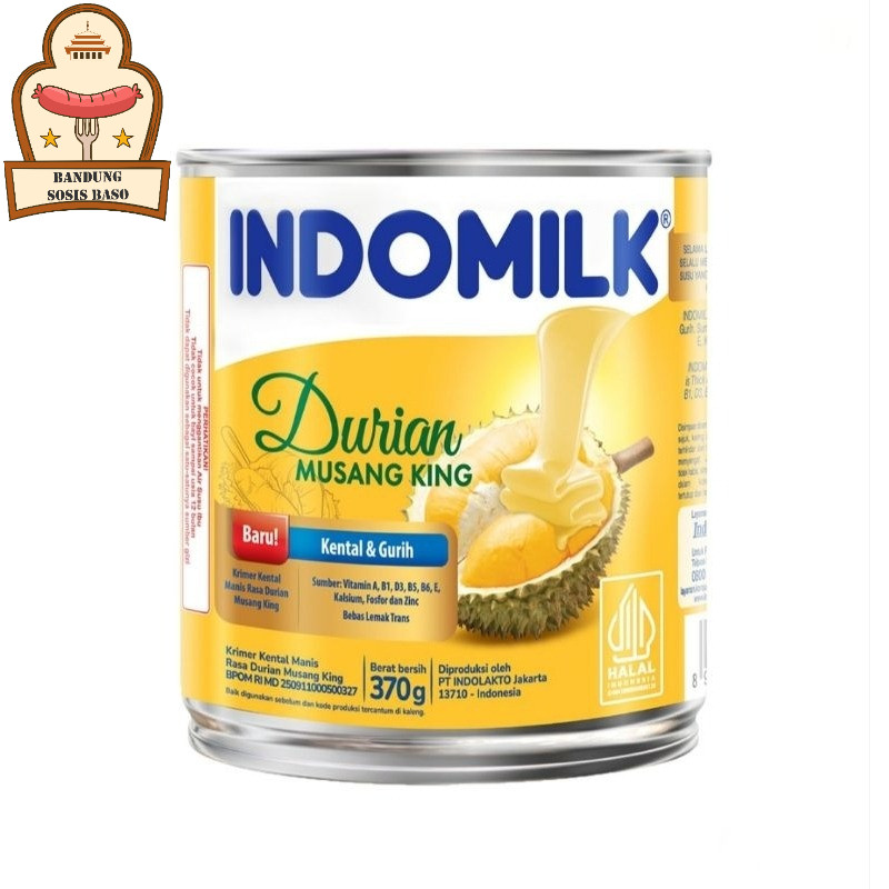 

Indomilk Kental Manis Durian 370gr - Sensasi Rasa & Aroma Durian Asli