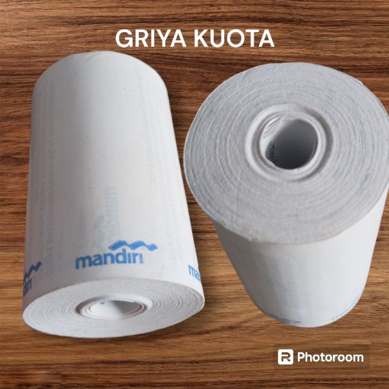 

kertas thermal 57 58x40 logo mandiri bluetooth printer