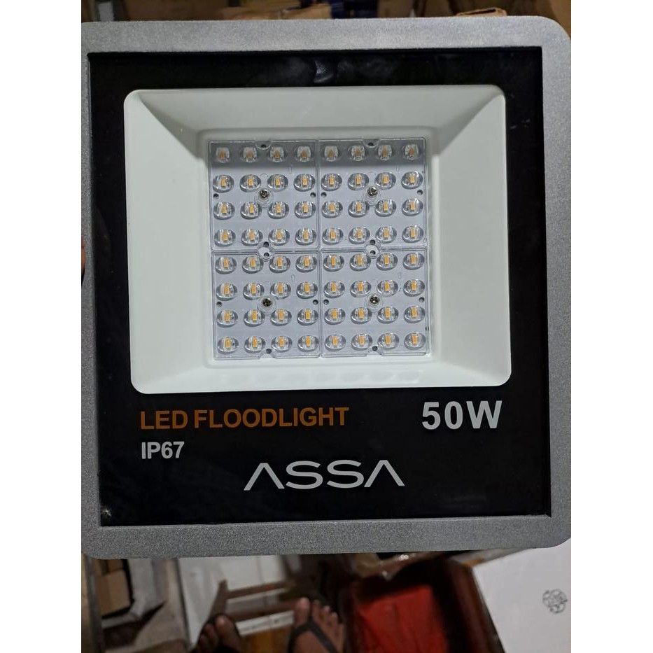 ASSA Lampu SOROT LED PREMIUM IP67 ASSA FLOODLIGHT 50WATT - Putih