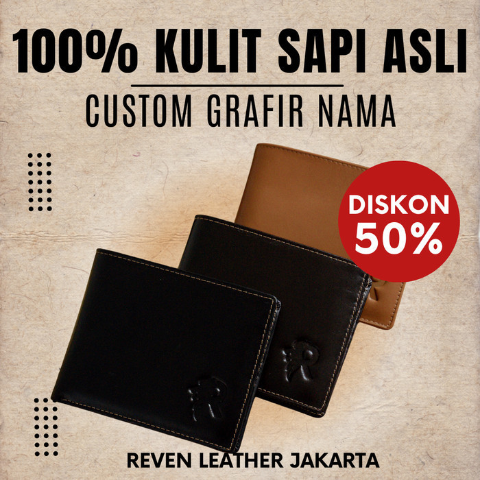 Reven Leather Jakarta - Rogue Wallet Dompet Pria Kulit Asli Wallet Exclusive Terbaru Premium Quality