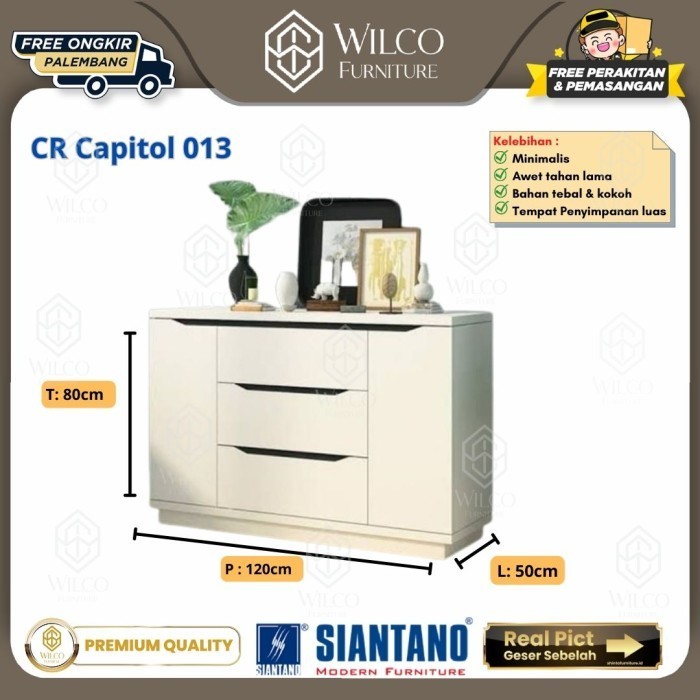 Bufet TV Siantano CR Capitol 013 / Rak TV Minimalis / Meja TV Siantano