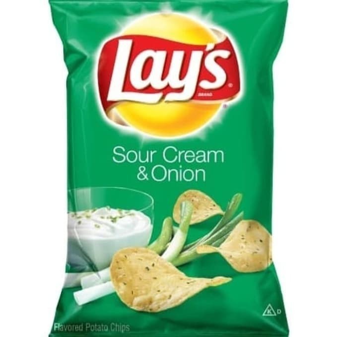 

IMPORT Lay's / Lays Potato Chips - Sour Cream & Onion 184,2gr krim