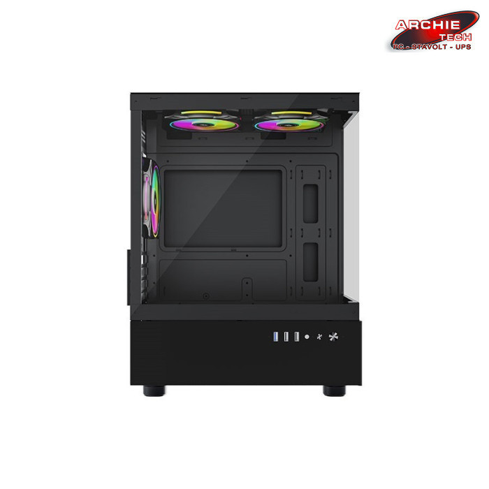 Casing VENOM RX VICTORIA Include 3 Fan Black