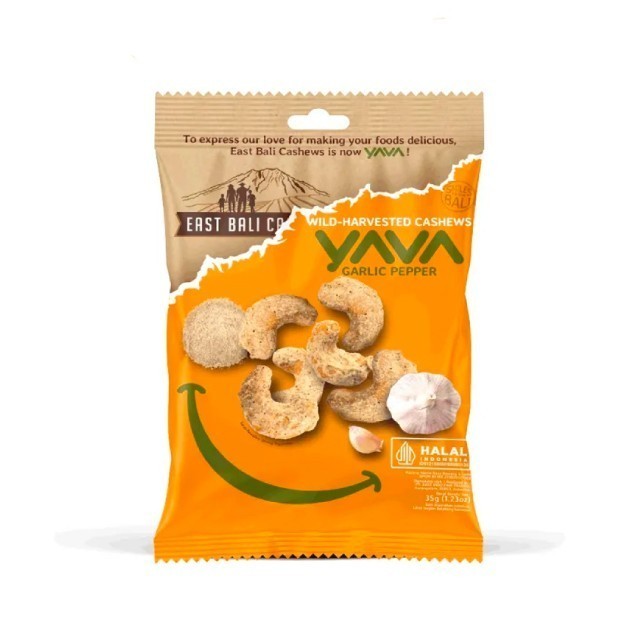 

YAVA CASHEWS NUTS GARLIC PEPPER 35G