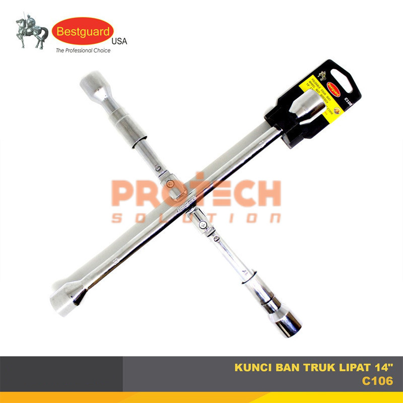 BESTGUARD Kunci Roda Palang Lipat Mobil Truk C106