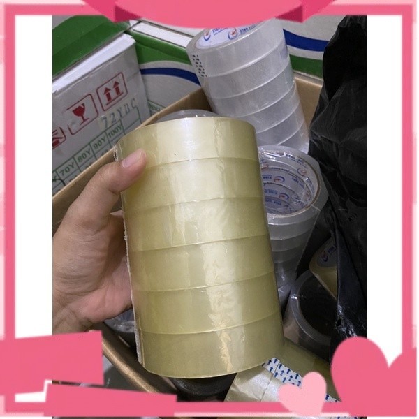

LAKBAN OPP ( 6 PCS ) CLEAR BENING 24MM STAR TAPE MURAHHHHH KUALITAS TERBAIK