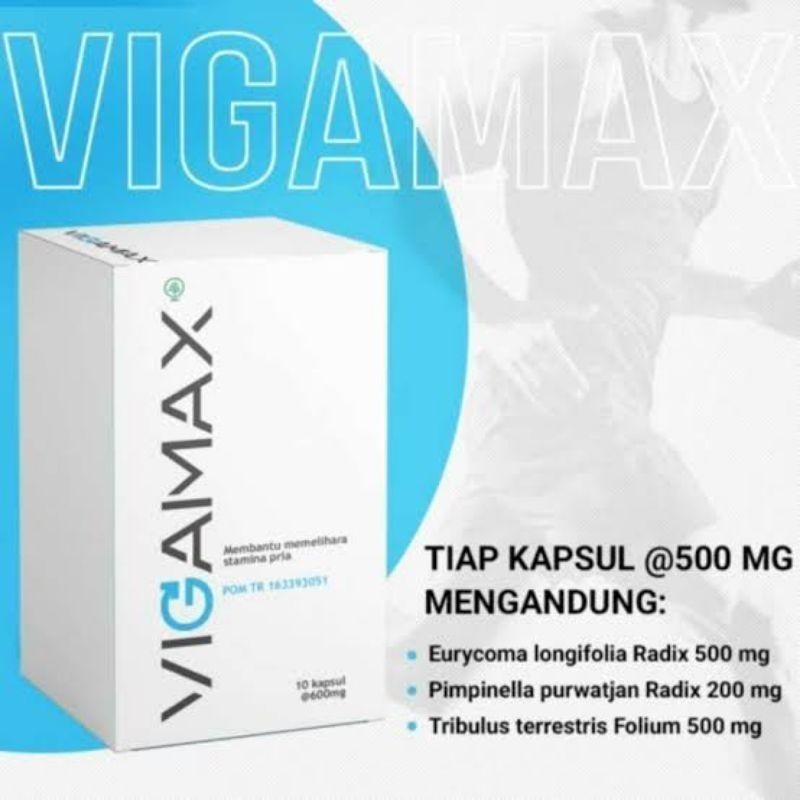 Best Seller Vigamax Asli Kapsul Stamina Durasi Tahan Lebih Lama Kualitas Terbaik(Bisa COD) gratis on
