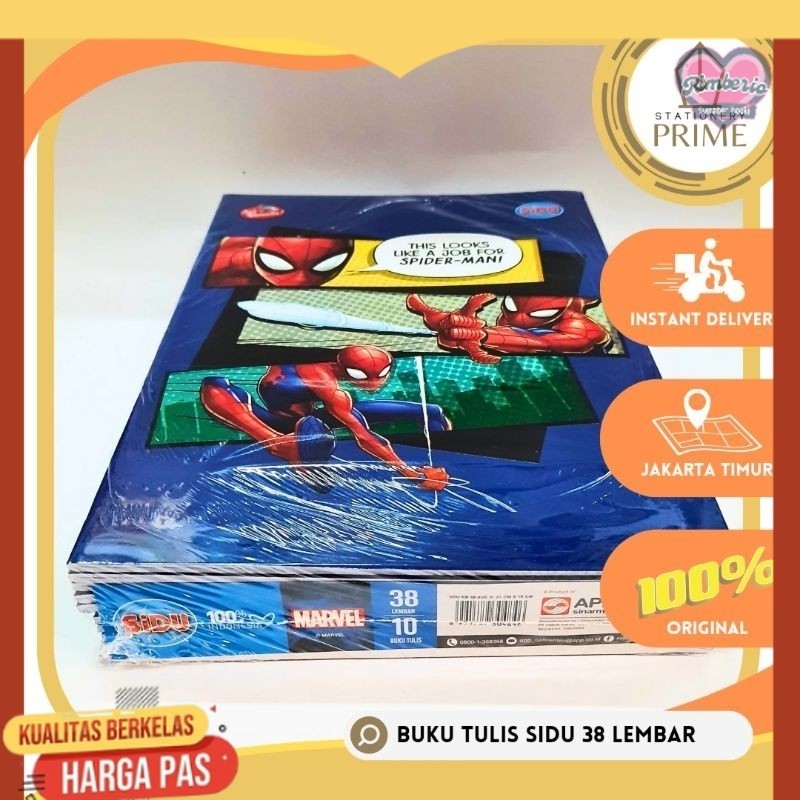 

Buku Tulis Sinar Dunia / SIDU 38 Lembar ( 1 Pack isi 10 Buku)