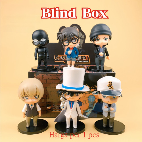 [randomfinds]  Blind Box CONAN  / Cute Character Action Figure / Mainan Karakter Dalam Kotak / Blind