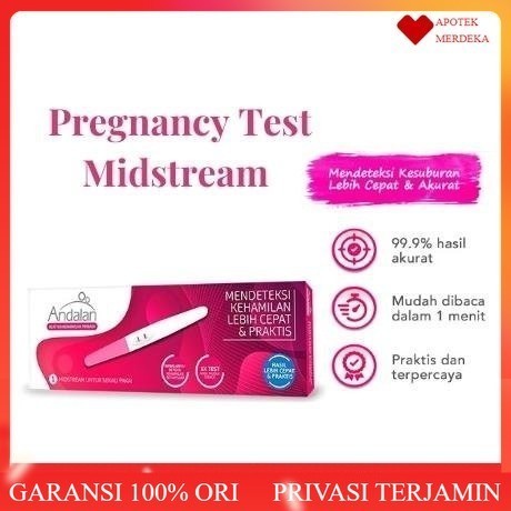 Andalan pregnancy test midstream / Test pack Andalan Pregnancy Test Midstream / alat uji kehamilan P