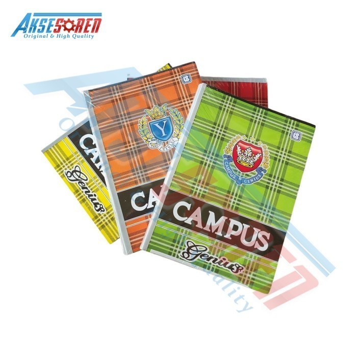 

promo ✨ -Aksesoren Paket Buku Campus Panjang + Alat Tulis Sekolah Lengkap [SMP / SMA / SMK]/ Buku B5 Kampus Boxy 42 Lembar 6 Pcs / Buku Tulis Catatan Latihan 1 Set Penggaris Busur Rautan Pensil 2b Pulpen Penghapus Tipe X - Campus42L+Alat Tulis