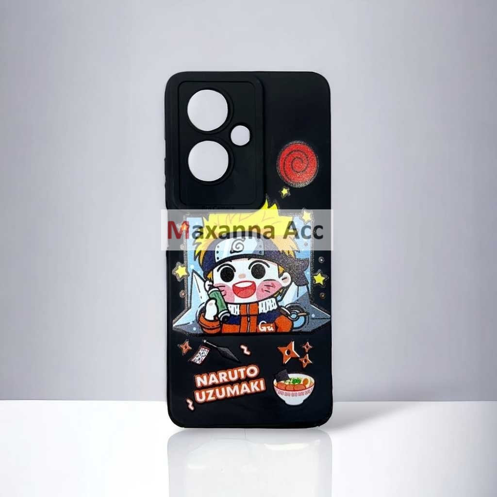[MAXANNA] REALME C21 | C21Y | C51 | C53 | NOTE 50 CASE SILICONE CASING CORAK GAMBAR NARUTO ONE PIECE