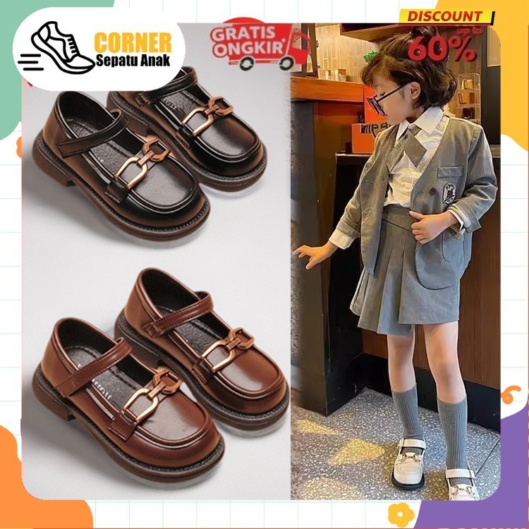 Sepatu Boot Pantovel Tinggi Anak Laki Laki Perempuan Tali slip On Usia  Sekolah SD TK