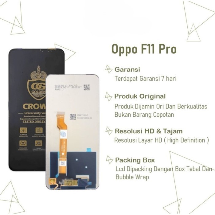 LCD TOUCHSCREEN OPPO F11 PRO COMPLETE ORIGINAL FULLSET / LCD OPPO F11 PRO - incell