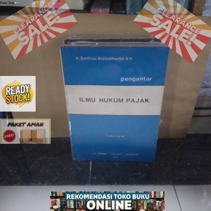 

pengantar ilmu hukum pajak R Santoso boruto