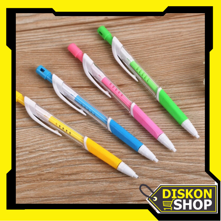 

Diskon Shop - S6269 Mechanical Pencil Graphite Lead Automatic / Alat Tulis Sekolah Pensil Mekanik / Pensil Mekanik Warna Pastel