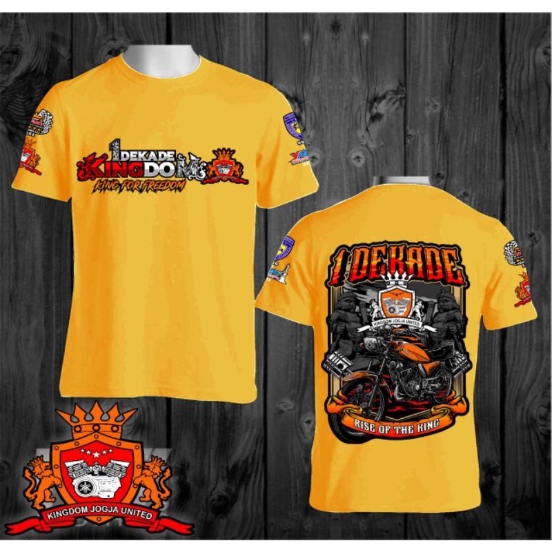 KAOS RX KING KiNGDOM 1 DEKADE YRKI 161JOGJA UNITED