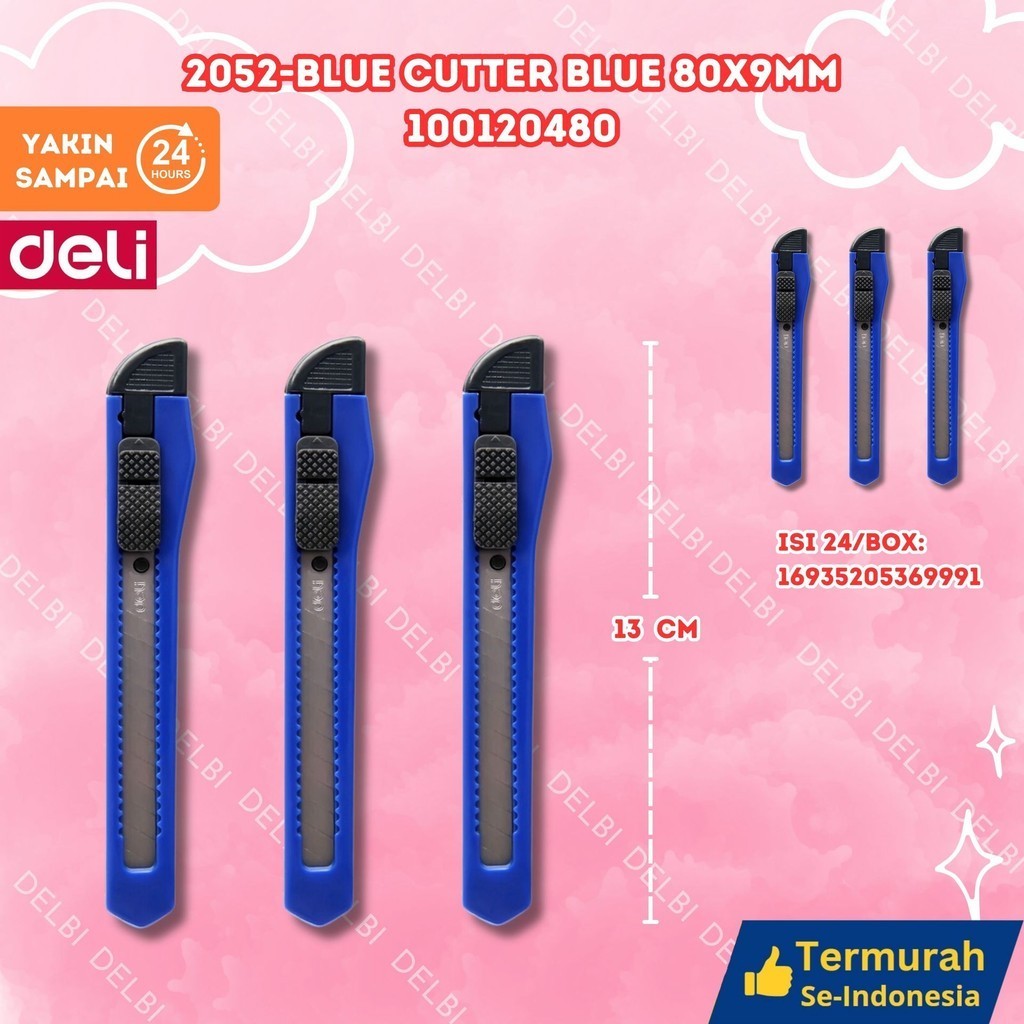 

Deli Cutter 2052 BLUE CUTTER BLUE 80X9 MM
