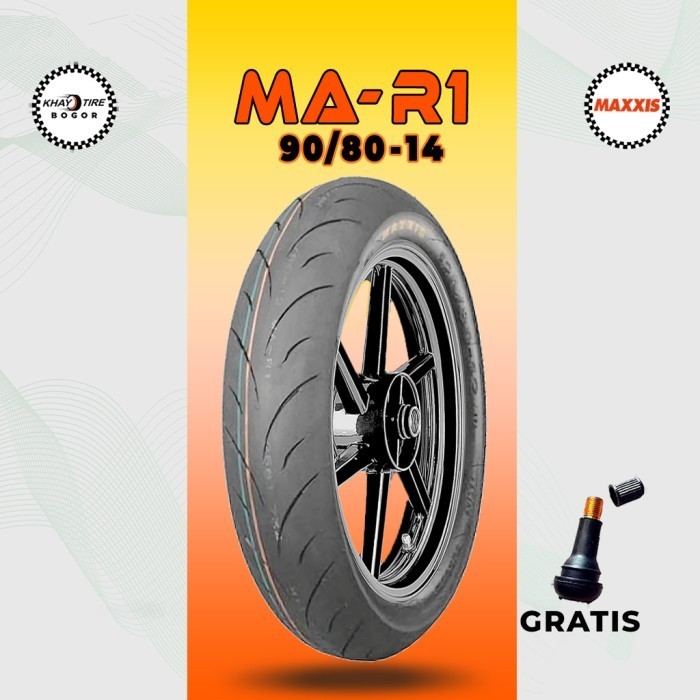Ban Motor Matic   MAXXIS MA-R1 90/80 Ring 14 Tubeless