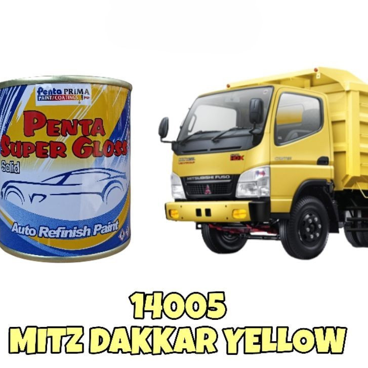 

cat penta super gloss solid nc mitz Dakar yellow 14005 ( 200g - 1kg )