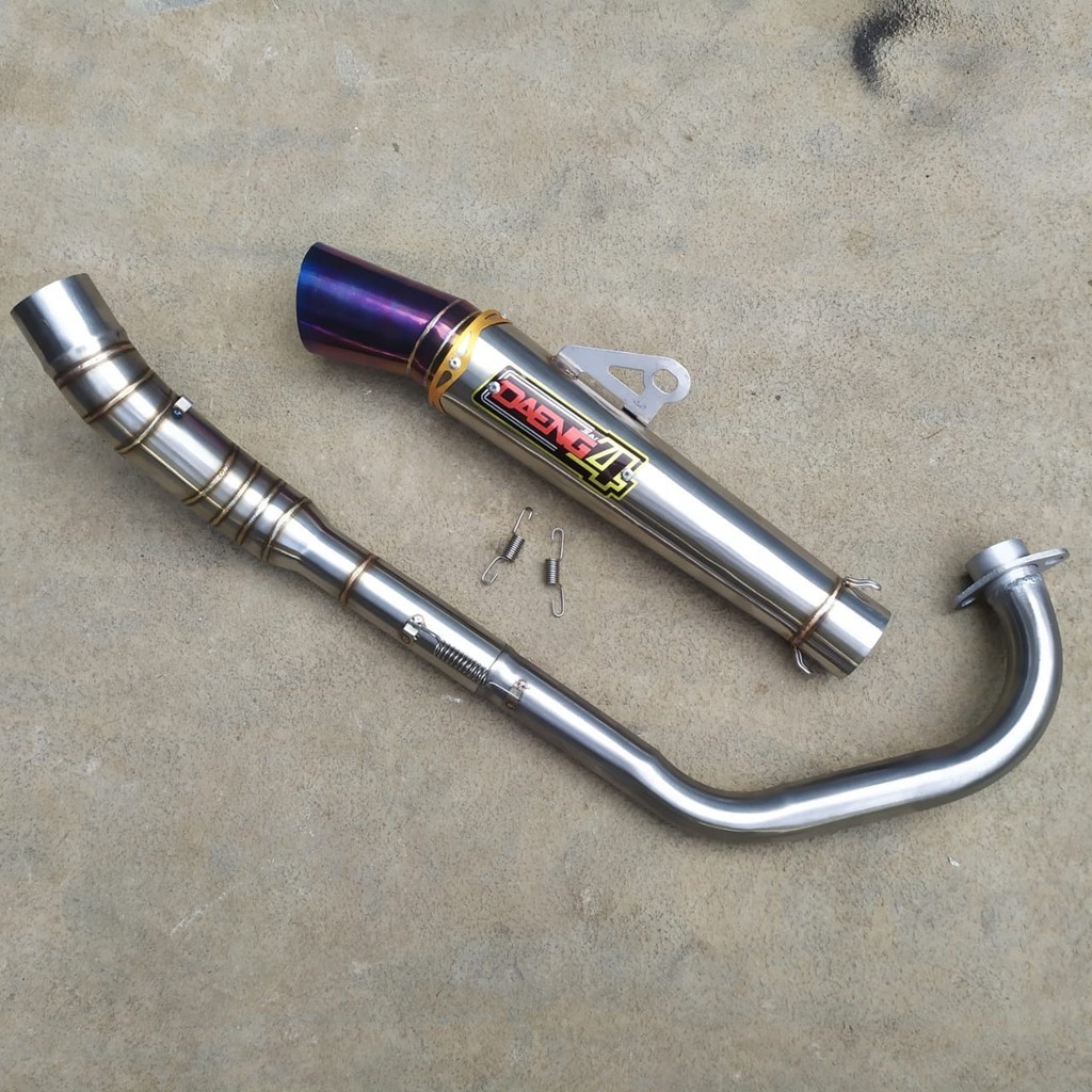 1set knalpot racing daeng sai4 satria fu vixion jupiter mx sonic supra gtr tiger byson verza cbr 150