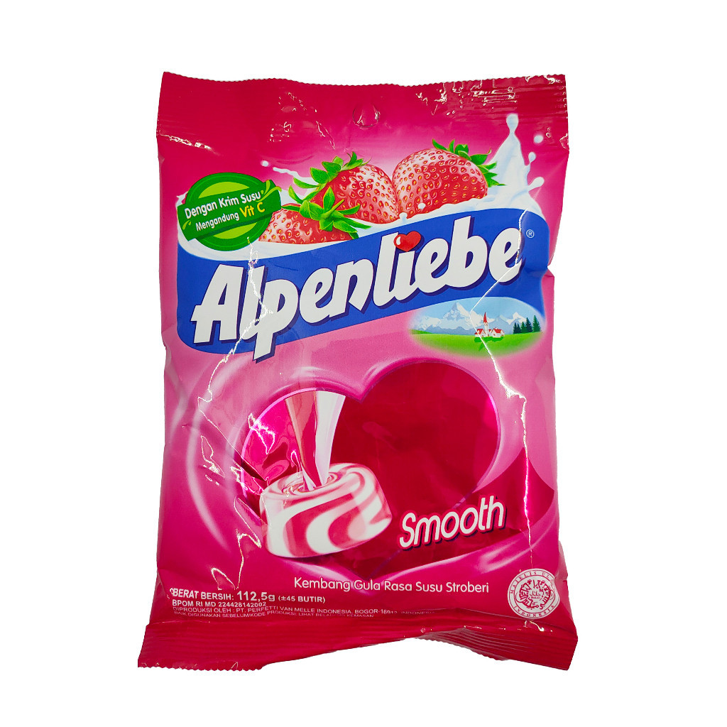 

Permen Alpenliebe Smooth Strawberry 112,5 Gram