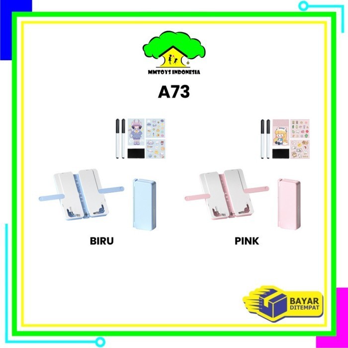 

NEW ! BEST SELLER MI-A73 Tempat Pensil 2IN1 Multifungsi dengan Tatakan Buku dan Papan - A73, Biru