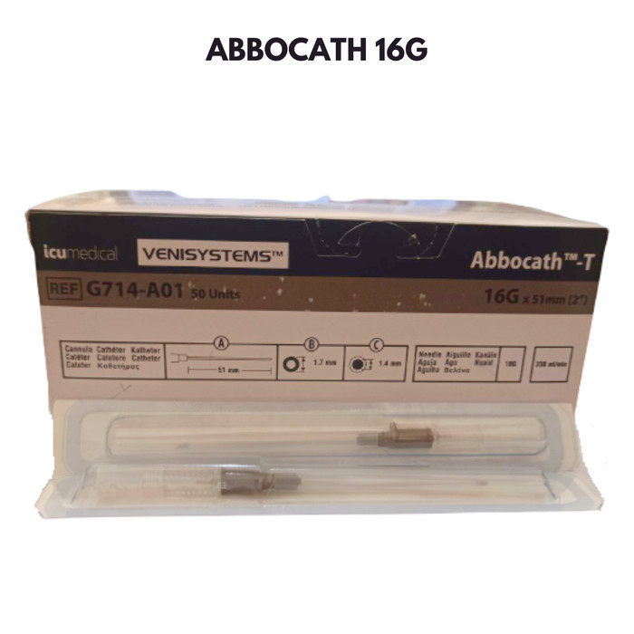 Abbocath no 16 G/ Jarum infus Abbocath no 16