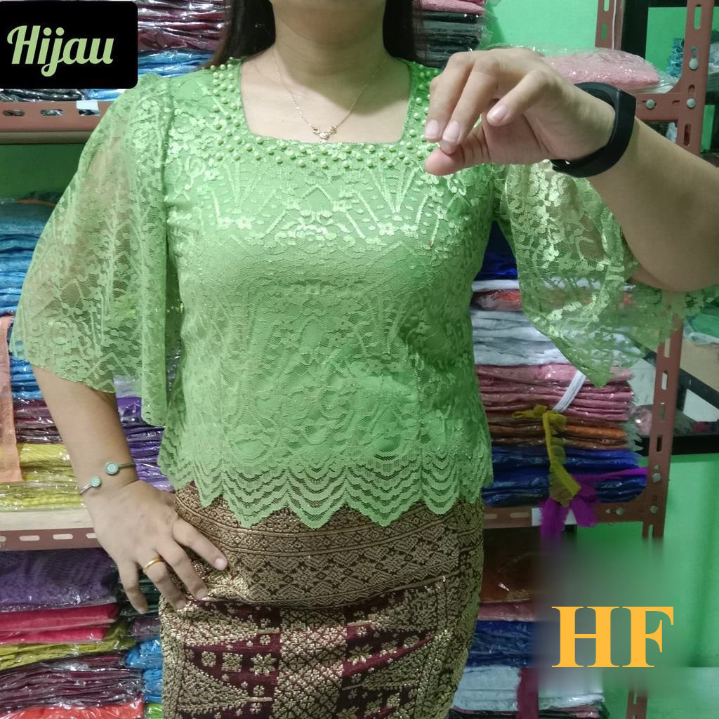 ATASAN BROKAT/ATASAN MEWAH MUTIARA/ATASAN KEBAYA