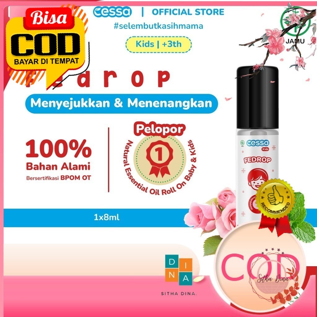 CESSA KIDS / CESSA NO MORE FEVER USIA 2-8 TAHUN MEMBANTU MEREDAKAN PANAS DEMAM ANAK