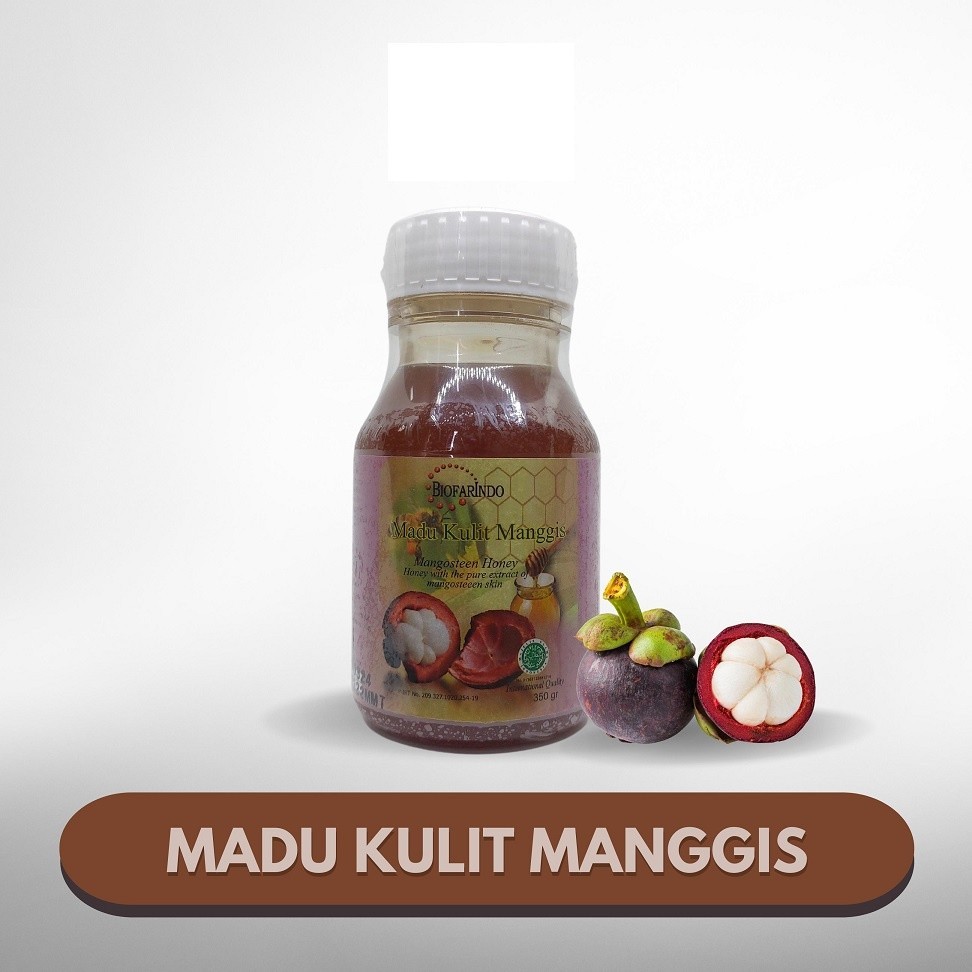 

Madu kulit manggis - untuk mencegah dan menghambat pertubuhan sel kanker, membantu mengobati hipertensi, sebagai antidiabetes, serta sebagai anti bakteri untuk mencegah terjadinya infeksi dalam tubuh.