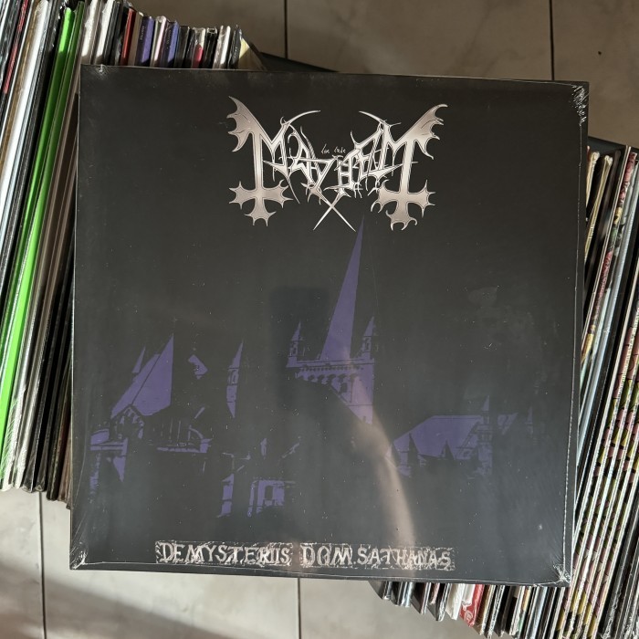Vinyl Piringan Hitam Mayhem - De Mysteriis Dom Sathanas