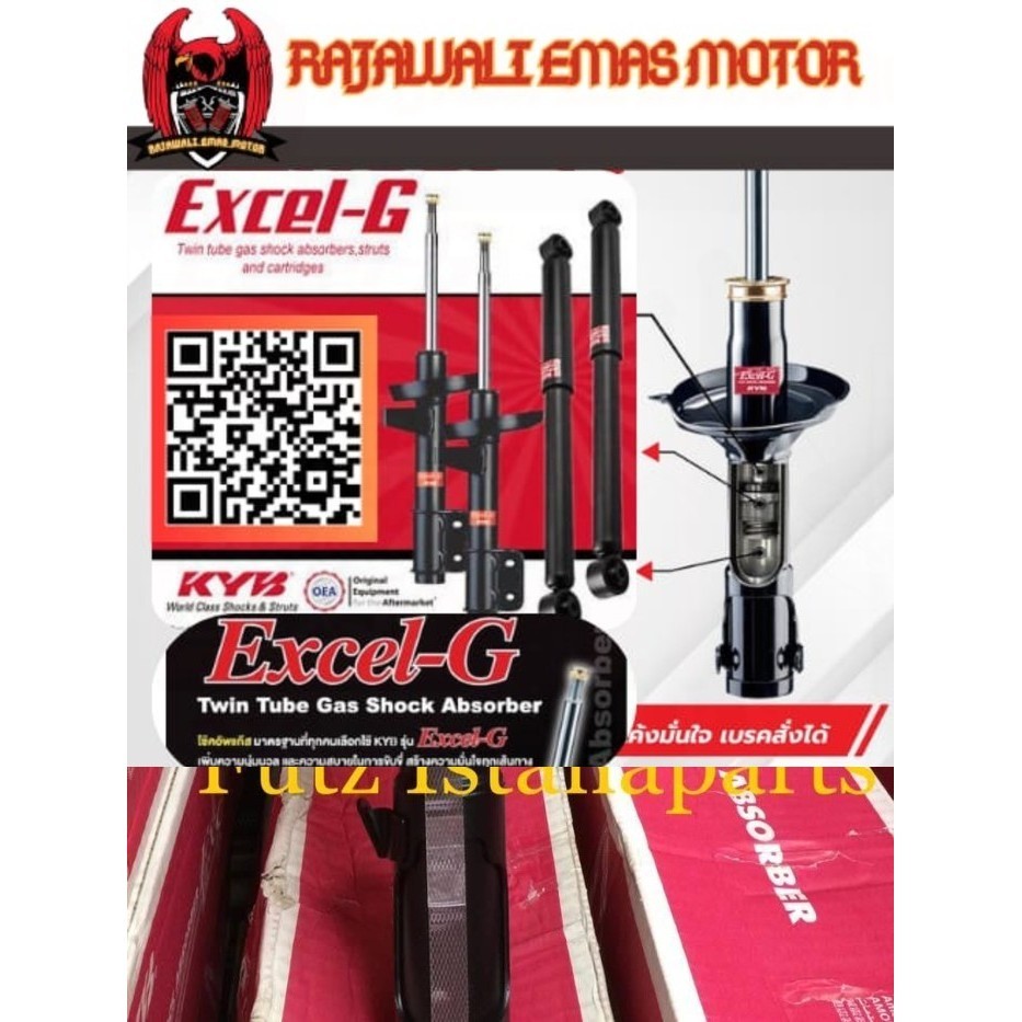 Shock breaker KAYABA Excel G HONDA JAZZ 2004-2007 DEPAN