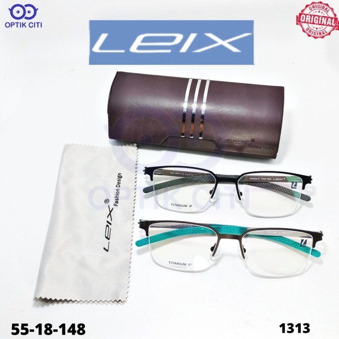 Frame Kacamata Pria Titanium Super Ringan Original Leix 1313