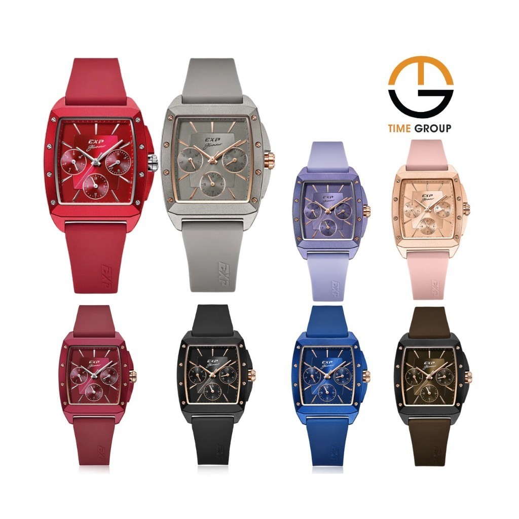 JAM TANGAN WANITA EXPEDITION E6636 E 6636 BFR RUBBER STRAP ORIGINAL