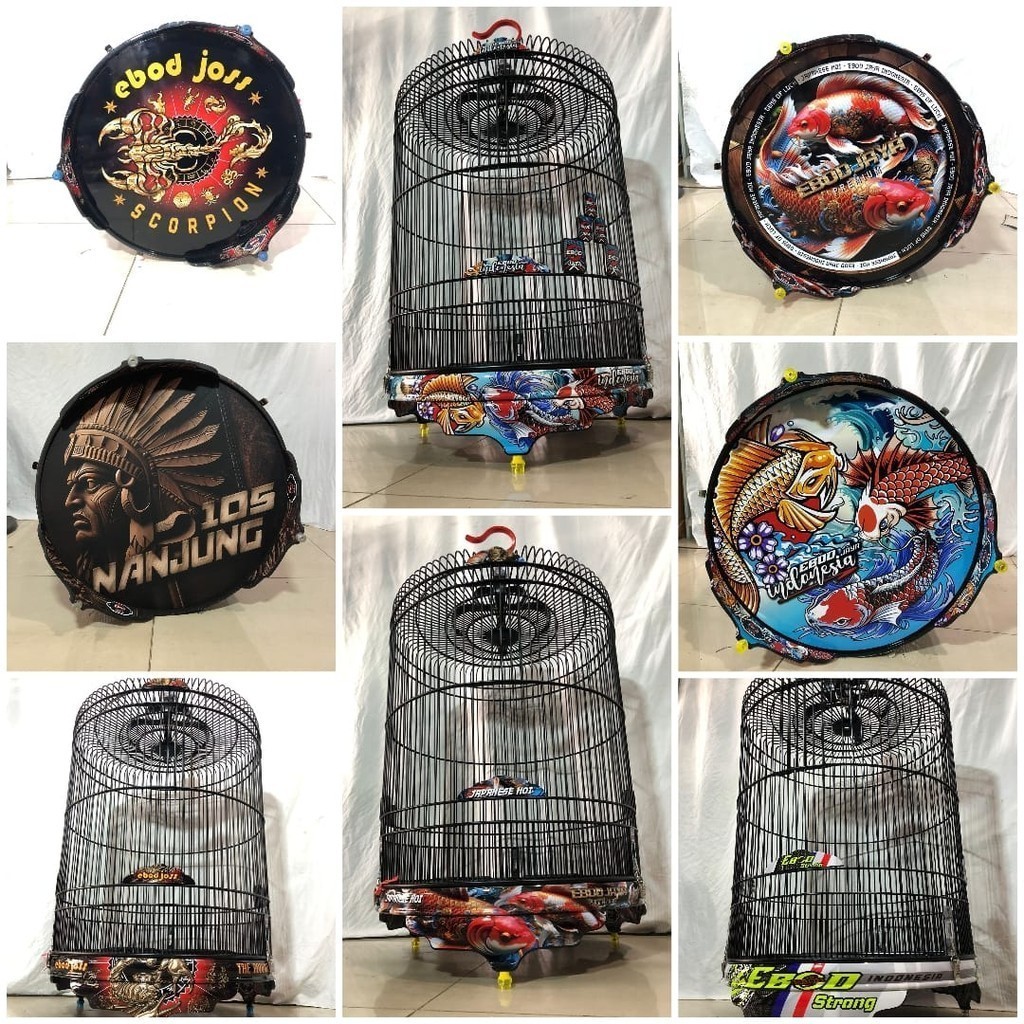 Ebod Jaya Sangkar Murai No2 Pvc Decal Klem Koper Stoper Bening