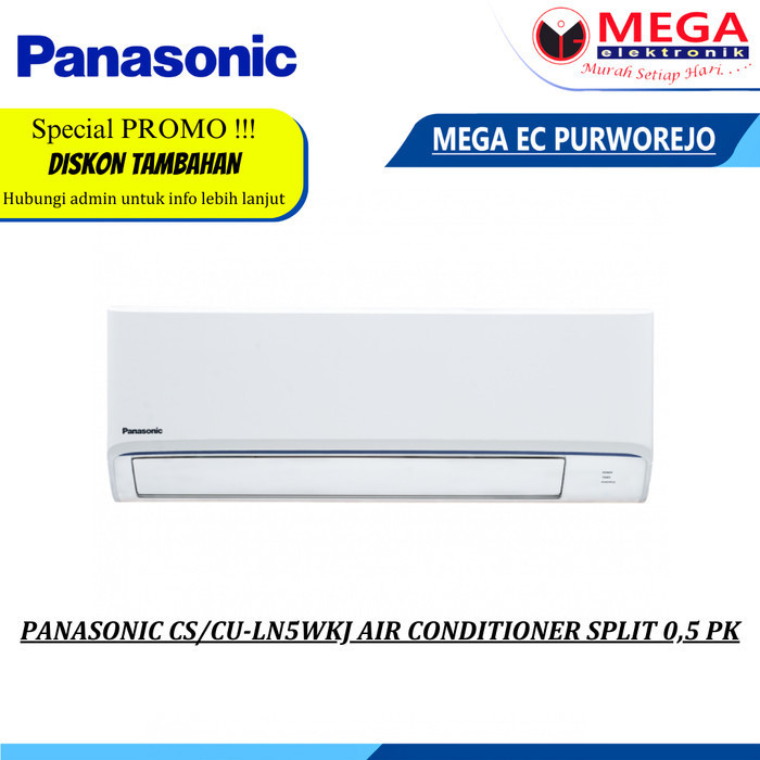 AC Panasonic CS/CU-LN5WKJ Air Conditioner Split 0,5 PK