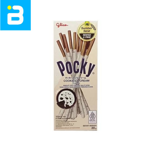 

Mini Pocky Cookies & Cream 20G