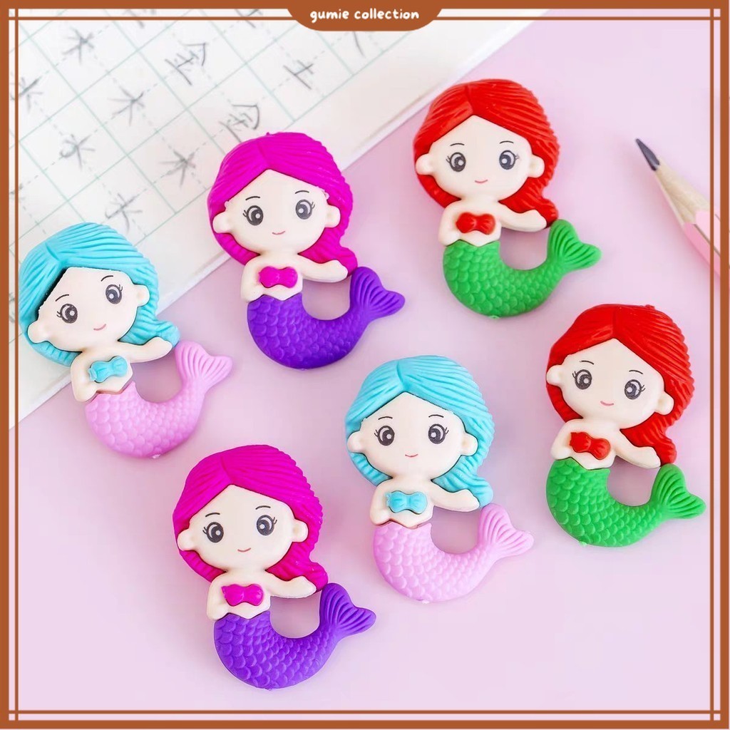 

GC - PENGHAPUS ANAK MOTIF PUTRI DUYUNG MERMAID / STIP MERMAID LUCU WARNA