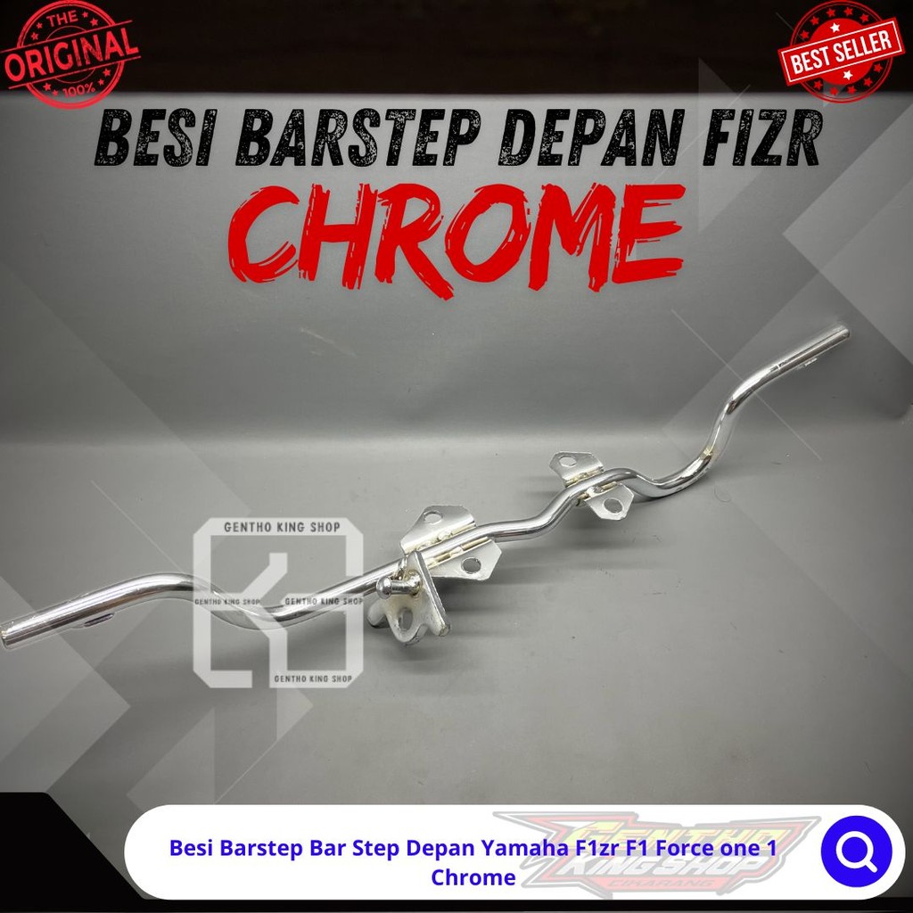 Besi Barstep Bar Step Depan Yamaha F1zr F1 Force one 1 Chrome