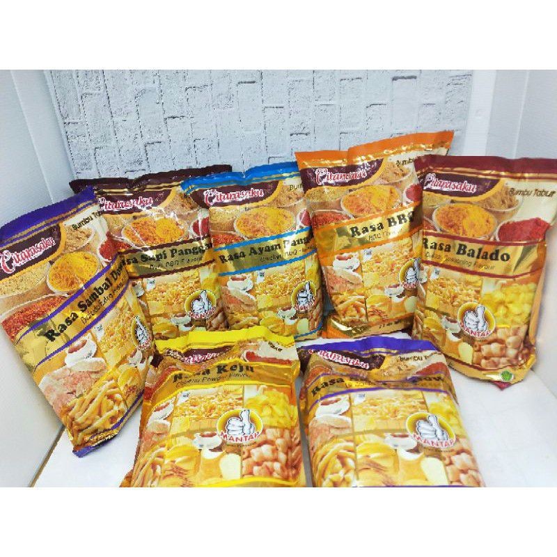 

CITARASAKU BUMBU TABUR ANEKA RASA UNTUK KENTANG, JAMUR CRISPY, TAHU, [AT]